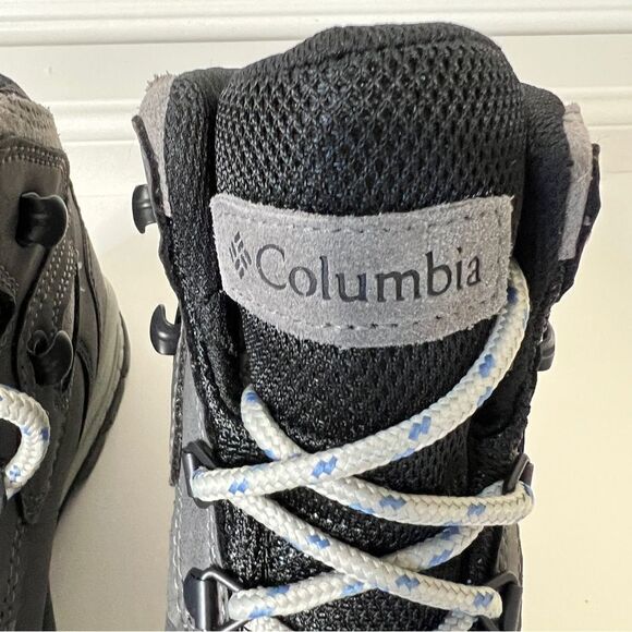 Columbia Womens Newton Ridge Gray Lightweight Waterproof Hiking Boot Size 7 Wide - Picture 3 of 8